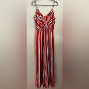 Striped jumpsuit from Rue21. Size Large. Worn a few times.